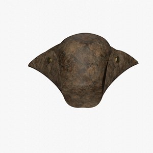 Leather pirate hat