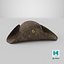 Leather pirate hat