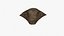 Leather pirate hat