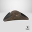 Leather pirate hat