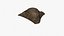 Leather pirate hat