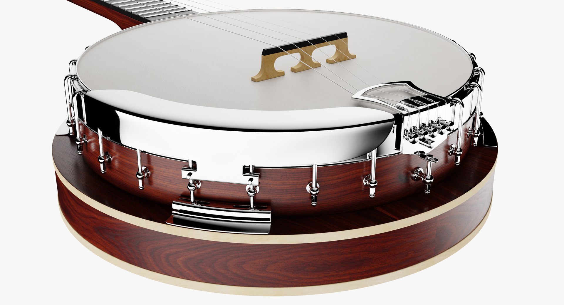 3D Banjo Instrument Music - TurboSquid 1596094