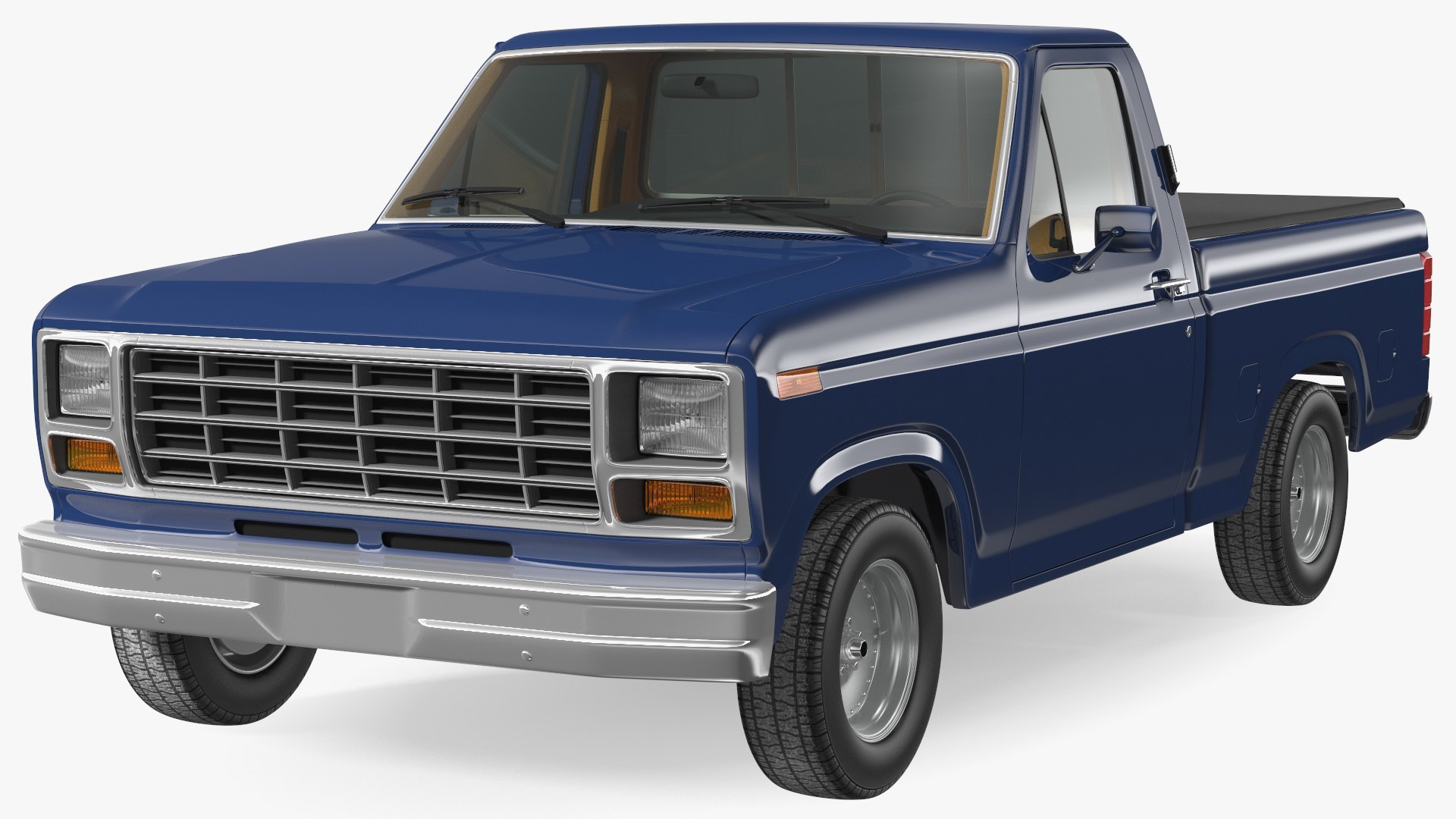 Compact Pickup Truck 3D model preview