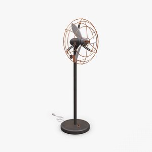 Pedestal Fan Low-Poly PBR