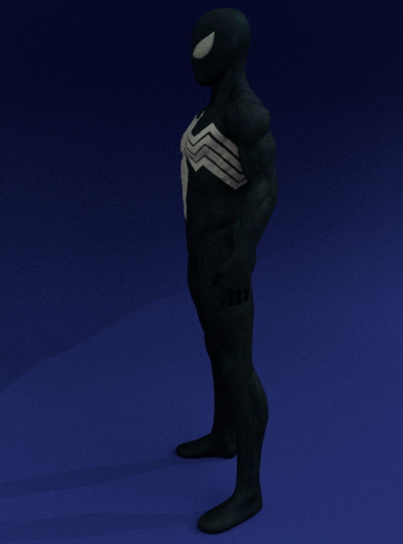 3D Symbiote Spiderman Model - TurboSquid 1867464