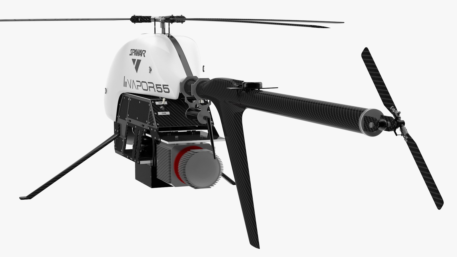 Vapor 55 helicopter uav drone model - TurboSquid 1452182