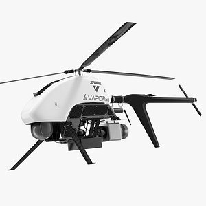 vapor 55 helicopter uav drone model