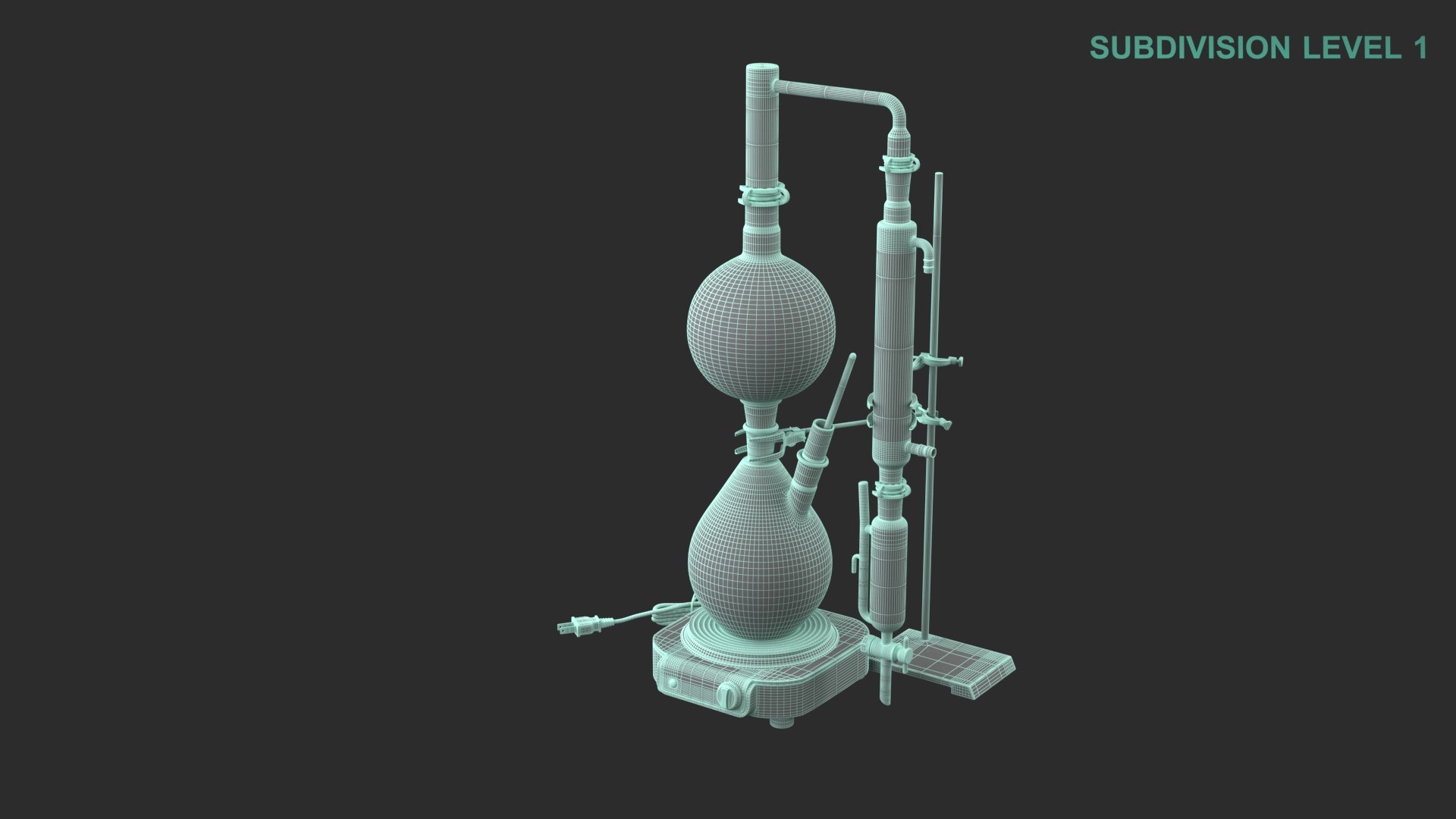 Distillation Kit 3D model https://p.turbosquid.com/ts-thumb/jx/CwJfQY/CV/wireframe0004/jpg/1639936958/1920x1080/fit_q87/6ae63f16358fb0950d477a81ebd31f928f6750f2/wireframe0004.jpg
