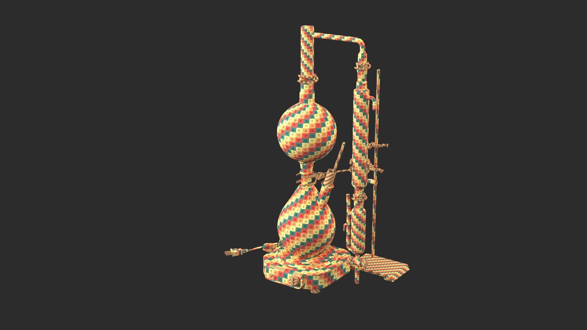 Distillation Kit 3D model https://p.turbosquid.com/ts-thumb/jx/CwJfQY/WF/wireframe0000/jpg/1639936957/1920x1080/fit_q87/db859a637b5b3339465635acf730f11cdae90559/wireframe0000.jpg
