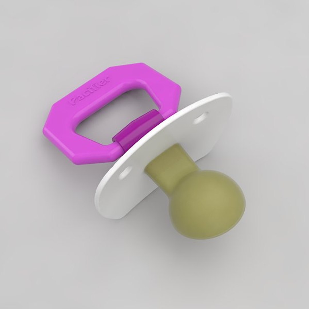 Pacifier Modeled 3ds