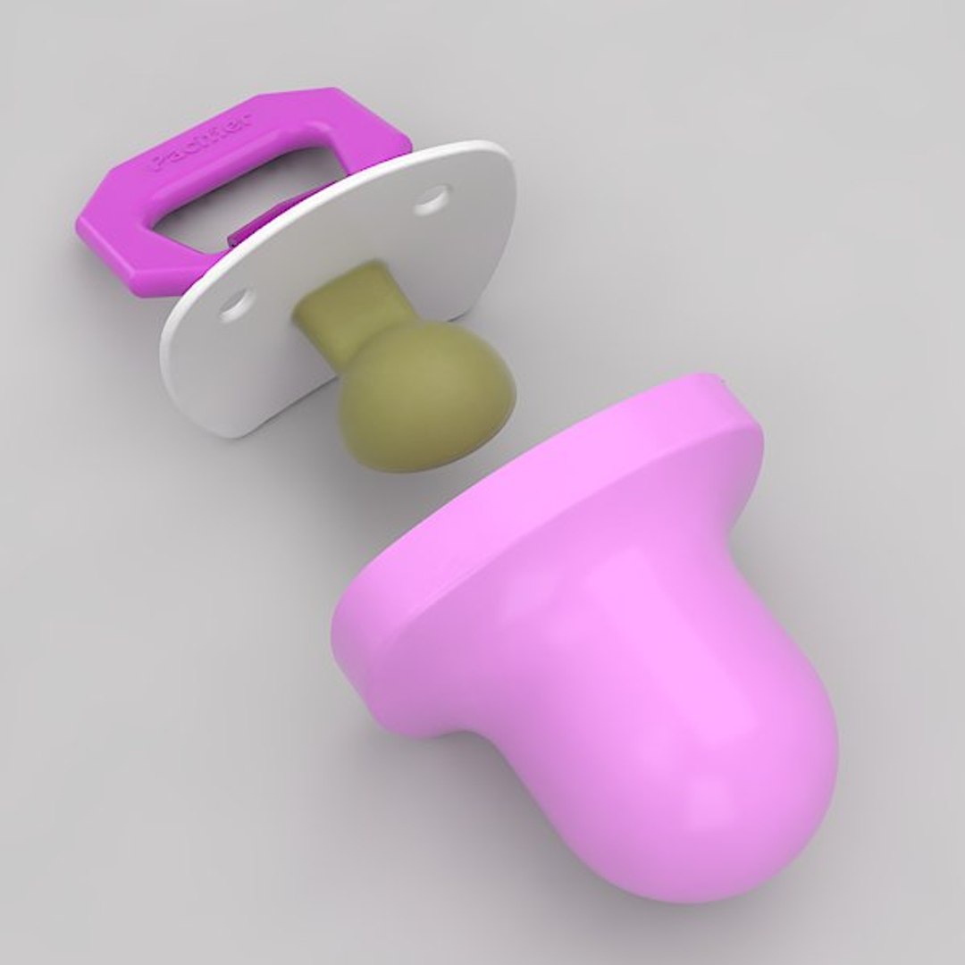 Pacifier Modeled 3ds