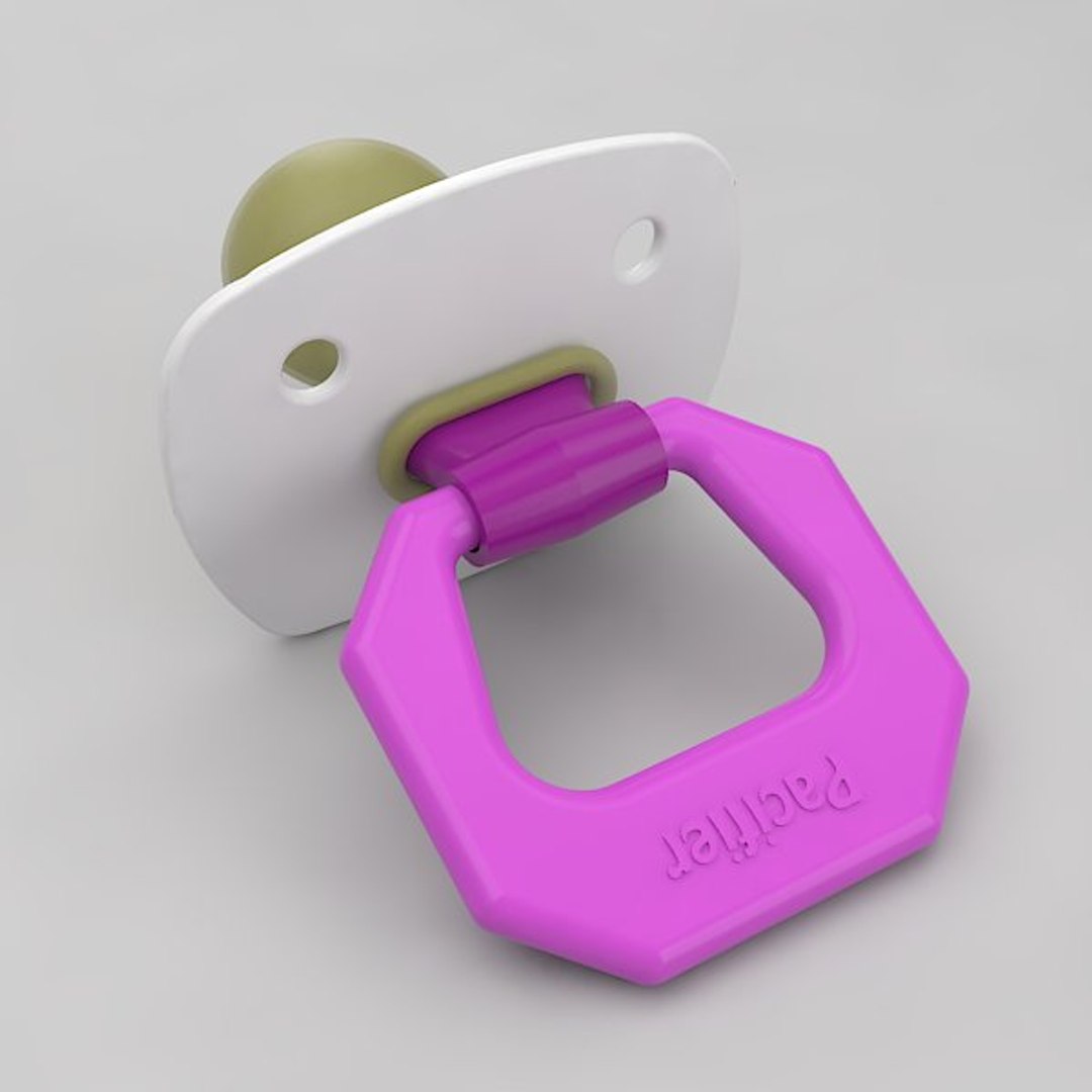 Pacifier Modeled 3ds