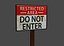 3D Do not Enter Sign model