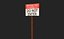 3D Do not Enter Sign model
