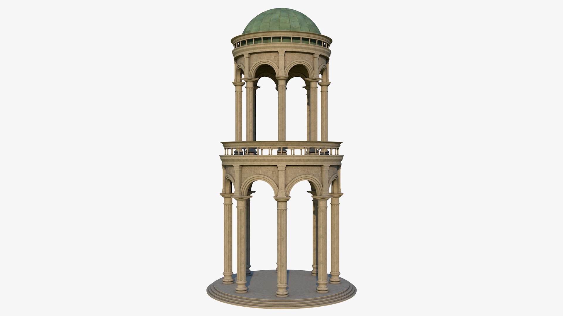 3D Fantasy Renaissance Tower Model - TurboSquid 1879141