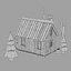 3D Lowpoly Shack 02