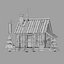 3D Lowpoly Shack 02