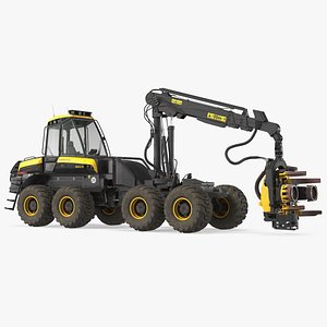 Forestry Harvester PONSSE Bear 8W Dirty