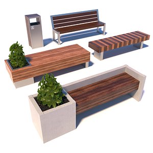 Street modern benches