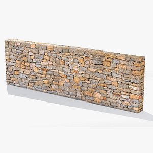 Stone Wall - Photorealistic Archvizready wLOD