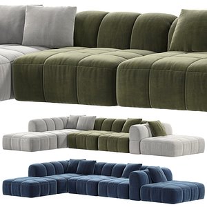 3D Arflex Strips Sofa Composition S19