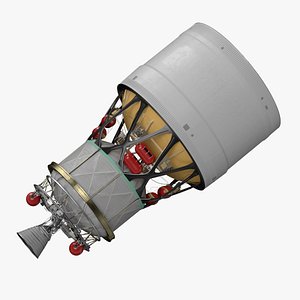 3D Generic Space Rocket Engine