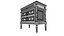 14215 Night Table by Modenese Gastone