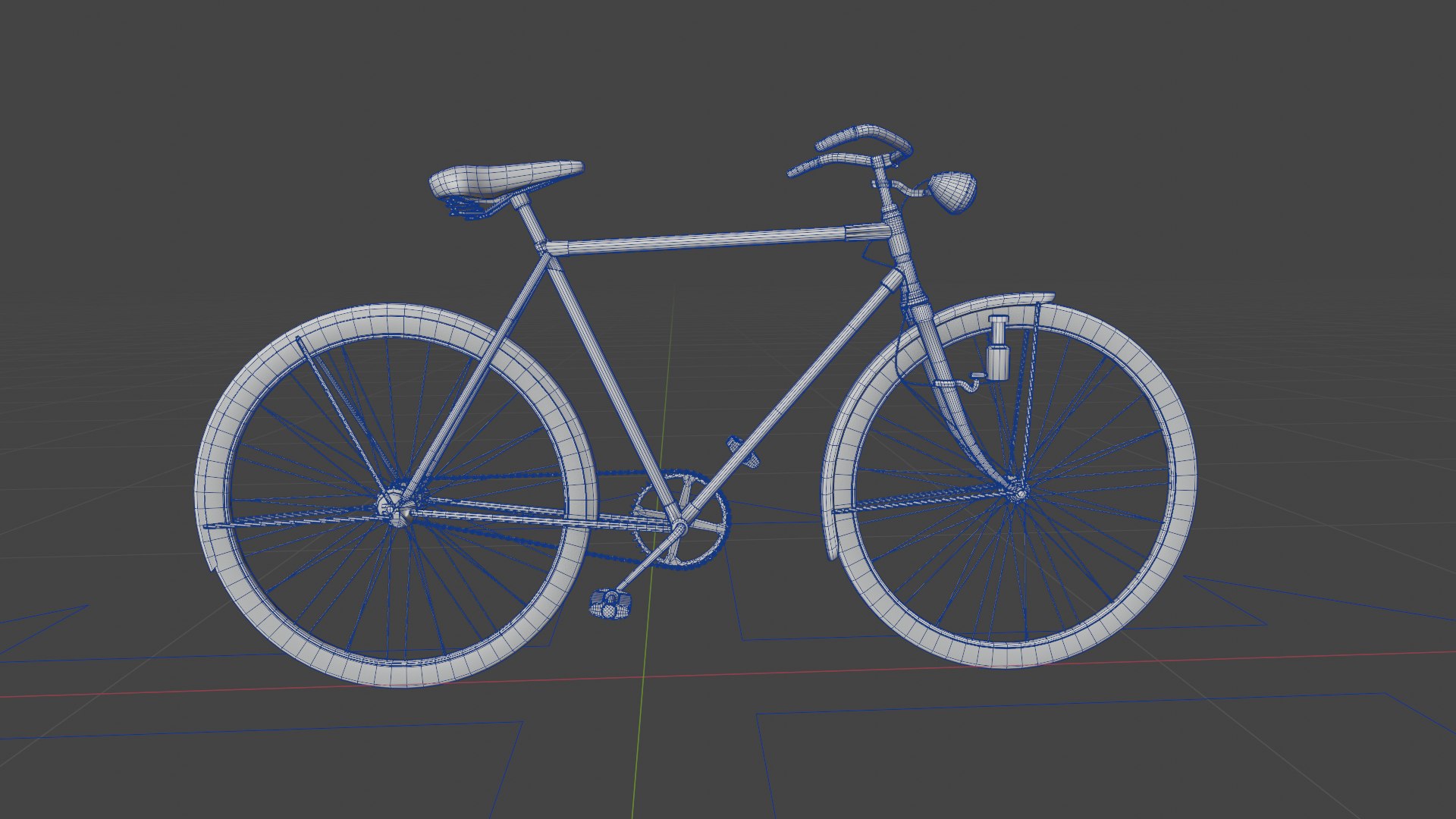 3D Vintage Bicycle Rigged Model - TurboSquid 2209513