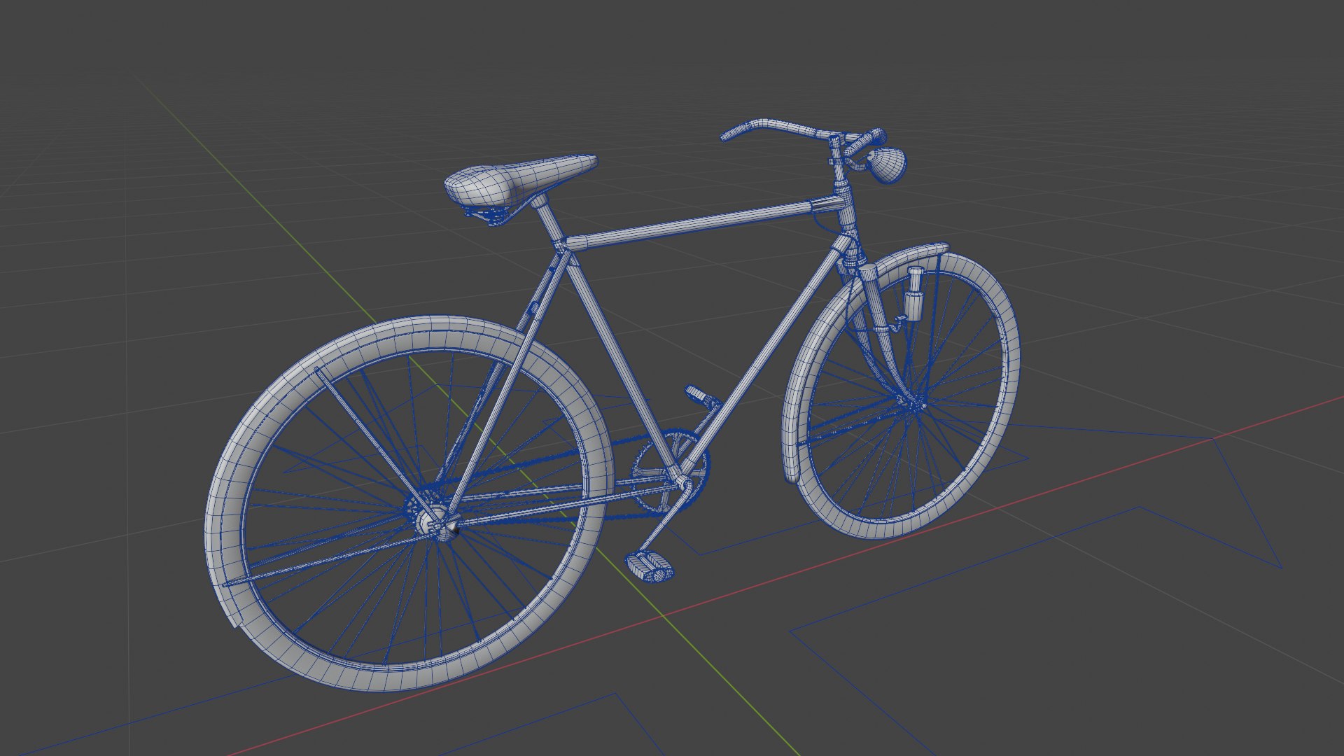 3D Vintage Bicycle Rigged Model - TurboSquid 2209513