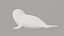 Rigged Cartoon Seal 3D model