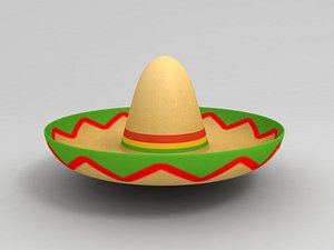 mexican hat 3D model