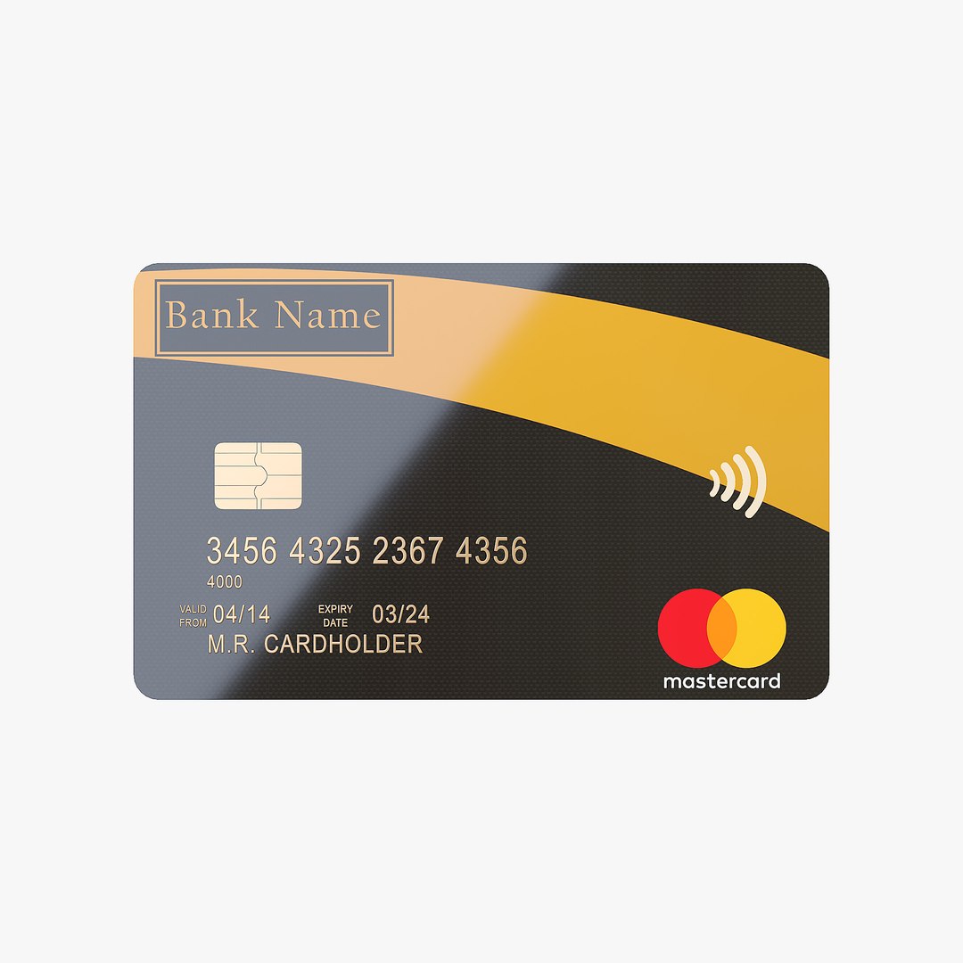 Bank Card 3D - TurboSquid 1424105