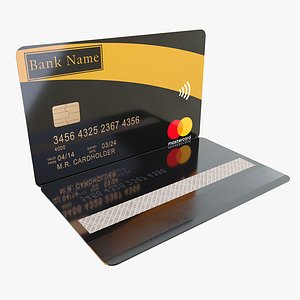 bank card 3D