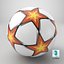 3D Soccer Ball Stars Shifted