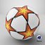 3D Soccer Ball Stars Shifted