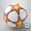 3D Soccer Ball Stars Shifted