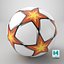3D Soccer Ball Stars Shifted
