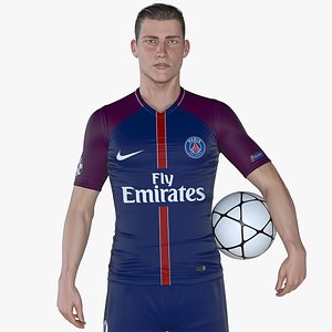 Male Football Player - Rigged