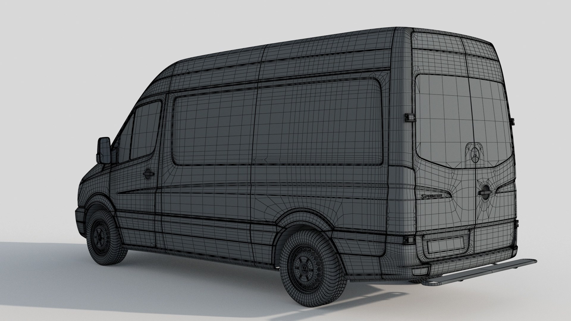 3D Mercedes Benz Sprinter model - TurboSquid 1894880