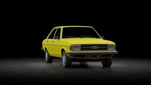 3D Audi 80 1976