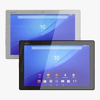 Sony Xperia Z4 Tablet 3D Models Set