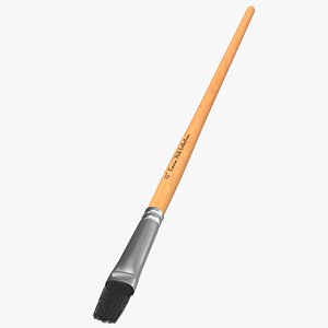 3d paint brush flat 3