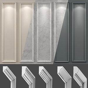 Wall molding 17 Boiserie classic panels