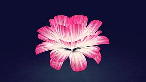 3D model flower