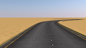 3D model Desert Highway