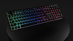 keyboard 3D model