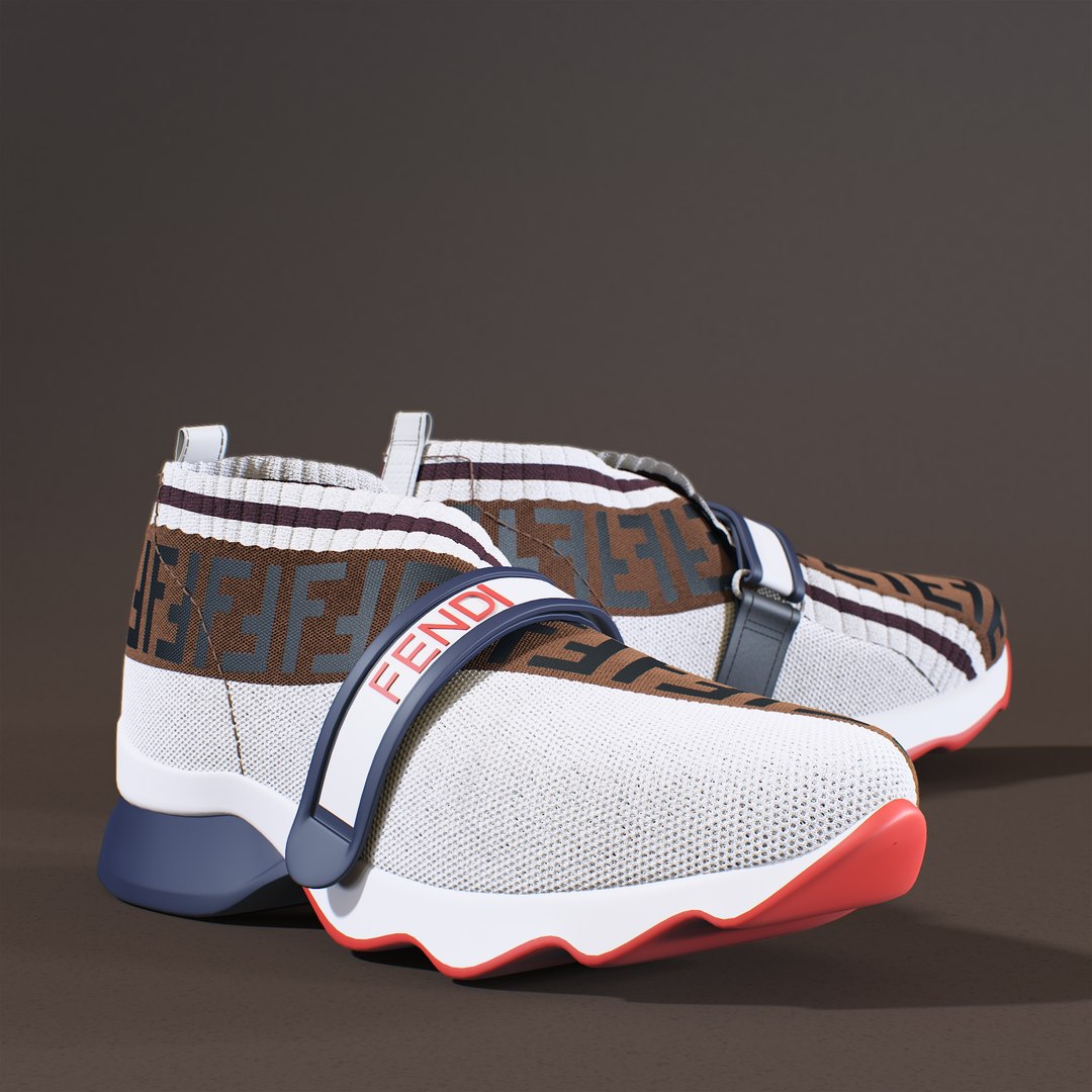 Fendi Unisex Sneakers In White 8