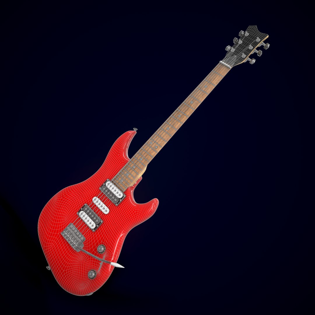 Electric Guitar Homage HEG-630 3D Model - TurboSquid 1783709