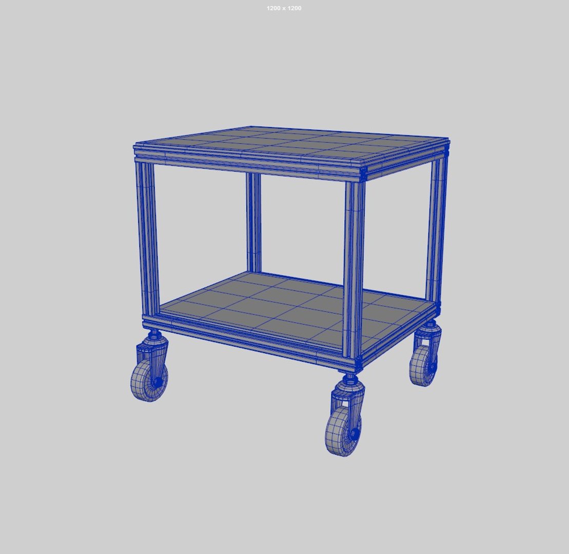3d model dolly cart