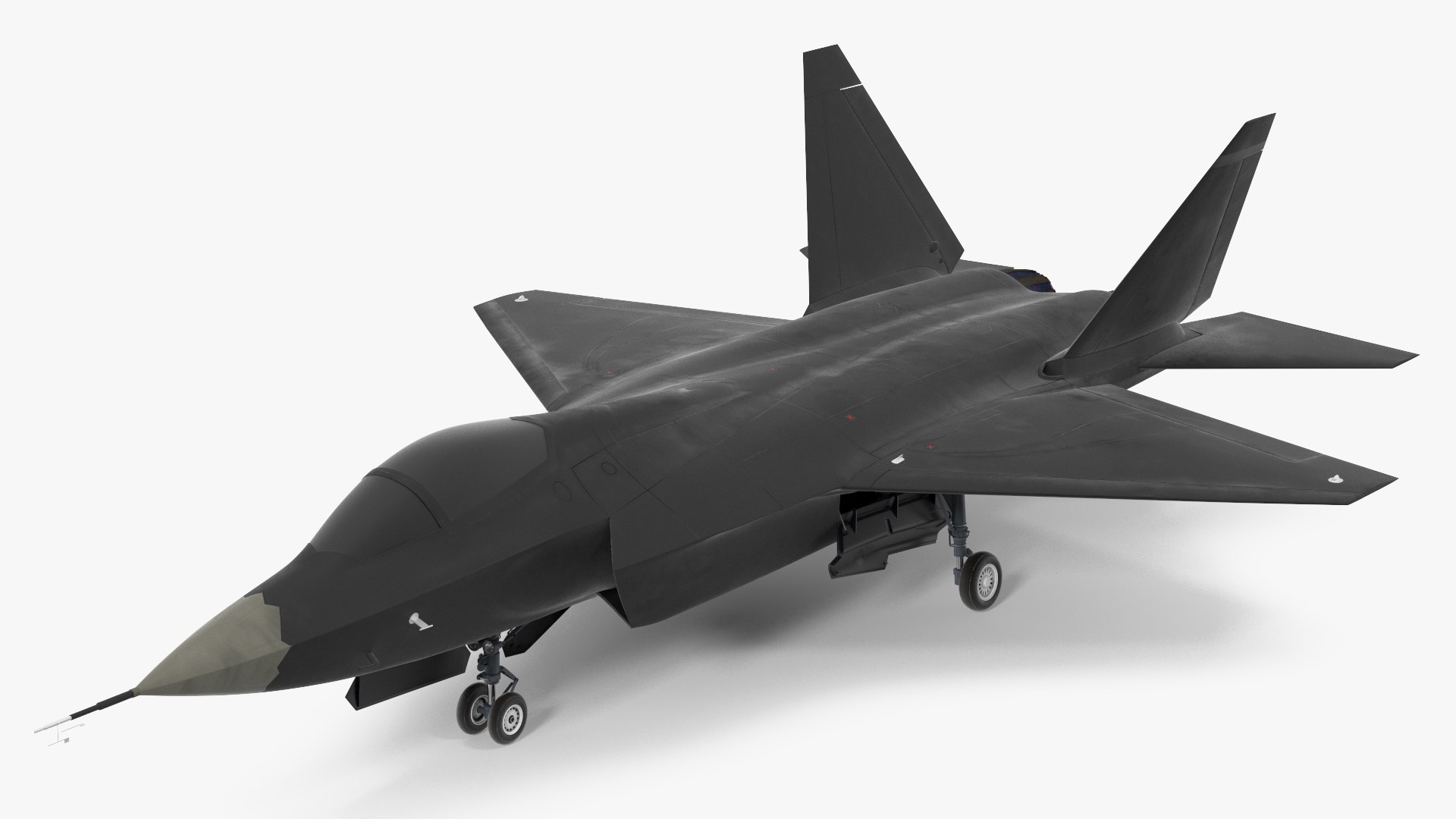 Multirole Jet Fighter Exterior Only 3D model preview